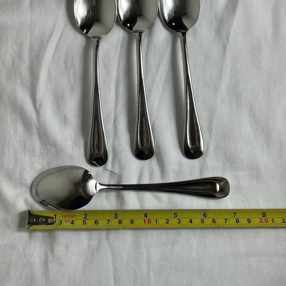 Oneida Small Spoons Set Of 4, made in USA, Stainless Steel
